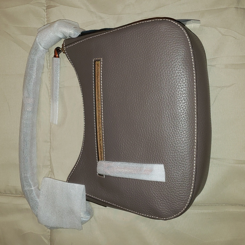 Dooney & Bourke Small Kiley Hobo "Elephant" Color (Taupe) NWT - Picture 6 of 11